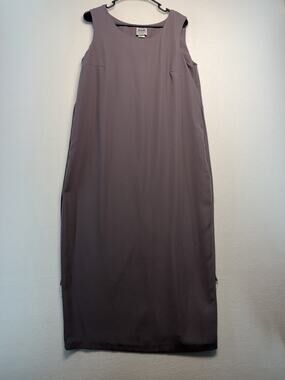 R&M Richards 14 Petite Sheath Maxi Women's Sleeveless Dress Whimsical Feminine